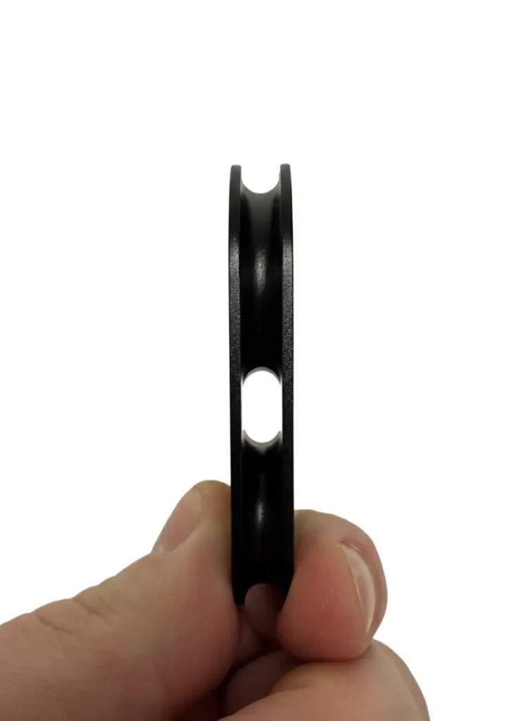 Mantix sheaveless double pulley